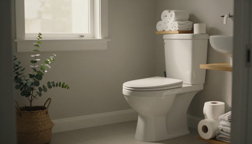 over the toilet storage
