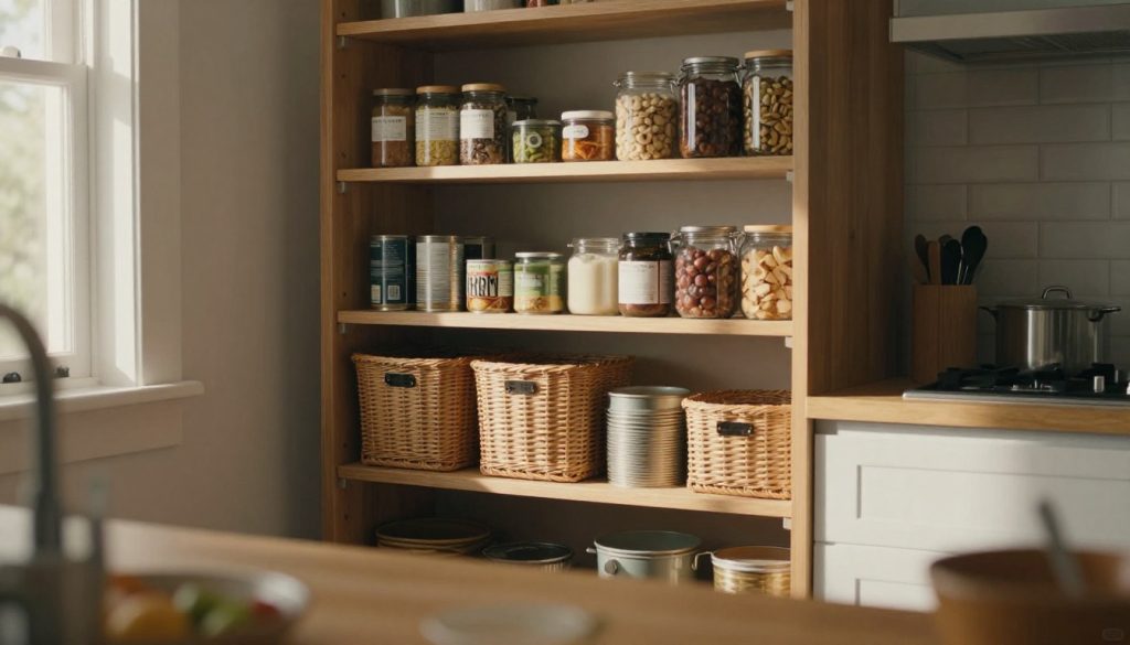 small pantry organization